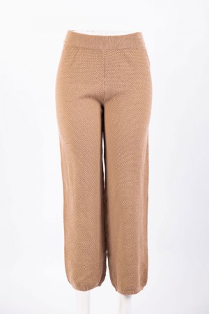 بنطلون نسائي طويل متعدد الألوان بزم من الأسفل