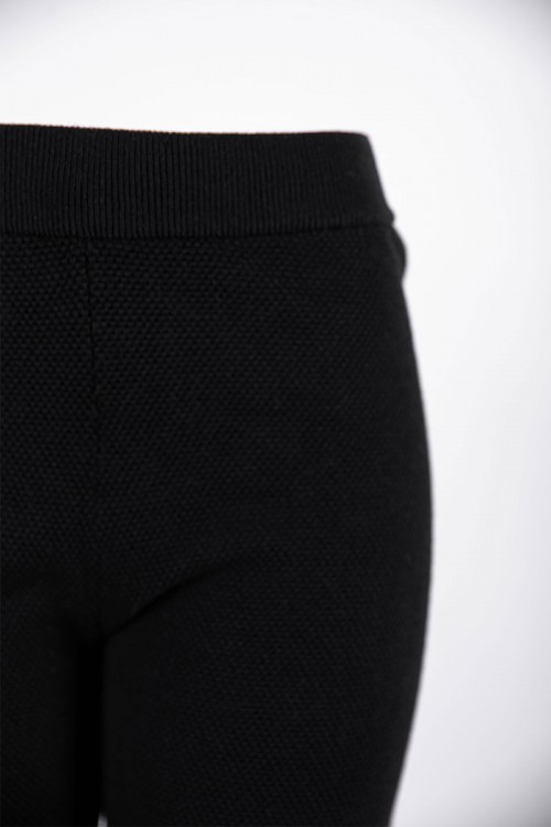 بنطلون نسائي طويل متعدد الألوان بزم من الأسفل