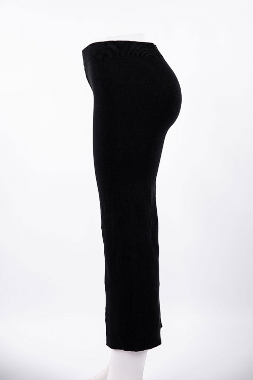 بنطلون نسائي طويل لون أسود