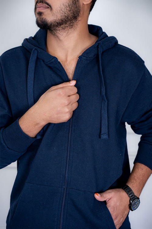 هودي متعدد الألوان ياقة بقبعة متصلة برباط مزين بجيوب الكنغر من الأمام و بأكمام طويلة