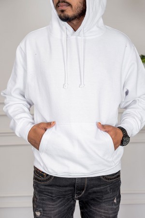 هودي متعدد الألوان ياقة بقبعة متصلة برباط مزين بجيوب الكنغر من الأمام و بأكمام طويلة 