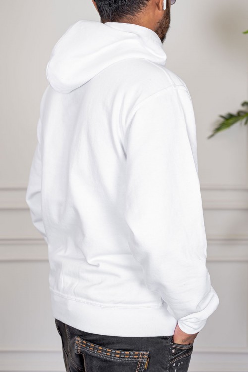 هودي متعدد الألوان ياقة بقبعة متصلة برباط مزين بجيوب الكنغر من الأمام و بأكمام طويلة