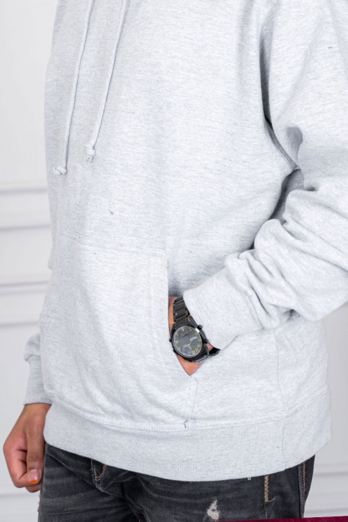 هودي متعدد الألوان ياقة بقبعة متصلة برباط مزين بجيوب الكنغر من الأمام و بأكمام طويلة