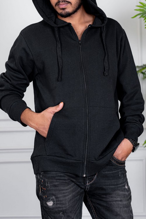 هودي متعدد الألوان ياقة بقبعة متصلة برباط مزين بجيوب الكنغر من الأمام و بأكمام طويلة