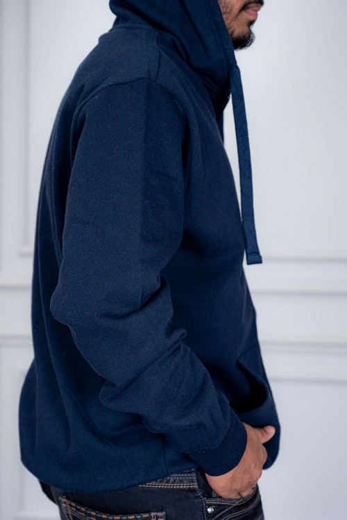 هودي متعدد الألوان ياقة بقبعة متصلة برباط مزين بجيوب الكنغر من الأمام و بأكمام طويلة