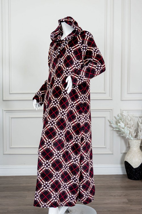 قميص-نسائي-طويل-شتوي-متعدد-الألوان-مع-تداخلات-بأشكال-