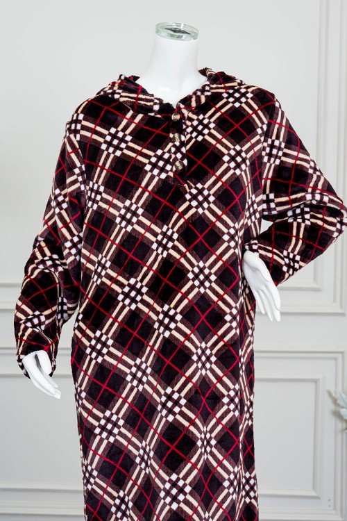 قميص-نسائي-طويل-شتوي-متعدد-الألوان-مع-تداخلات-بأشكال-