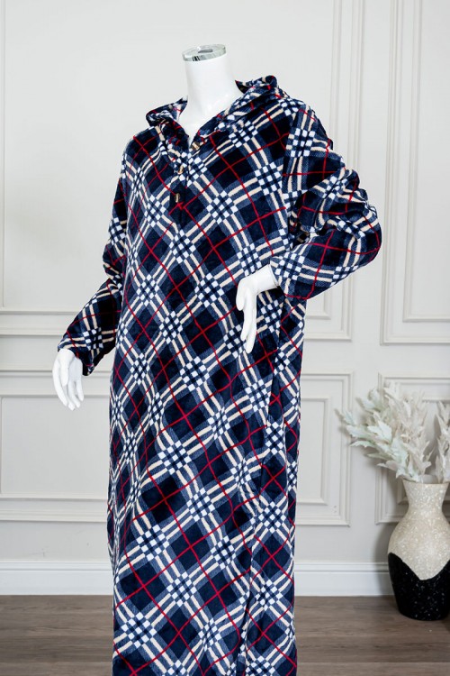 قميص-نسائي-طويل-شتوي-متعدد-الألوان-مع-تداخلات-بأشكال-