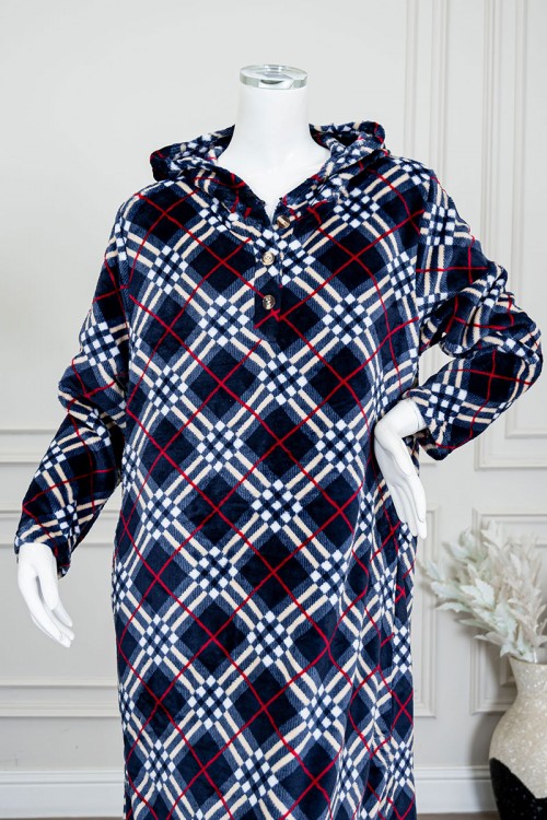 قميص-نسائي-طويل-شتوي-متعدد-الألوان-مع-تداخلات-بأشكال-