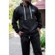 طقم-رجالي-شتوي-قطعتين-لون-أسود-ببلوفر-هودي-قبعة-متصلة