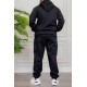 طقم-رجالي-شتوي-قطعتين-لون-أسود-ببلوفر-هودي-قبعة-متصلة