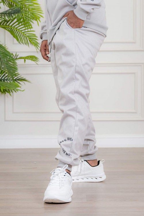 طقم-رجالي-شتوي-قطعتين-لون-رمادي-فاتح-ببلوفر-هودي-قبعة-متصلة