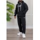 طقم-رجالي-شتوي-قطعتين-لون-أسود-ببلوفر-هودي-قبعة-متصلة-