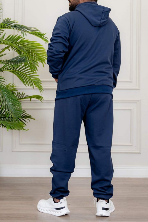 طقم-رجالي-شتوي-قطعتين-لون-كحلي-ببلوفر-هودي-قبعة-متصلة-برباط-و-بسحاب