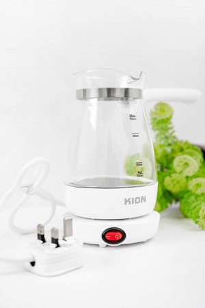 Electric coffee machine, white color, 540-653 watts