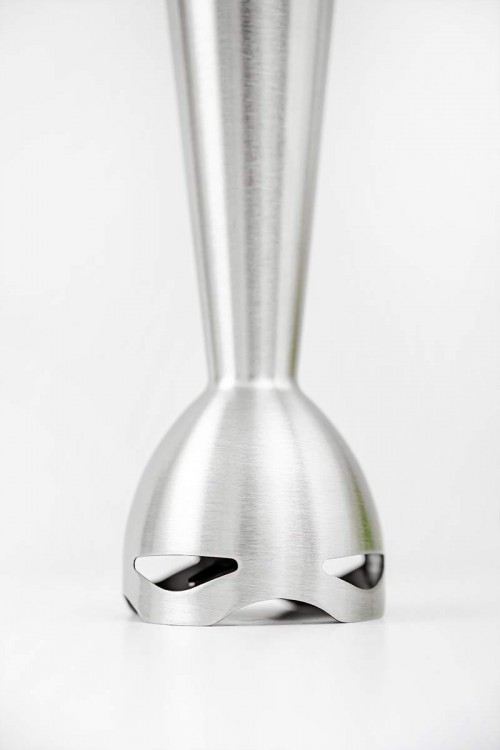 خلاط يدوي كهربائي مكون من 3 قطع لون أحمر و فضي