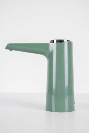 Apple-colored USB rechargeable water dispenser