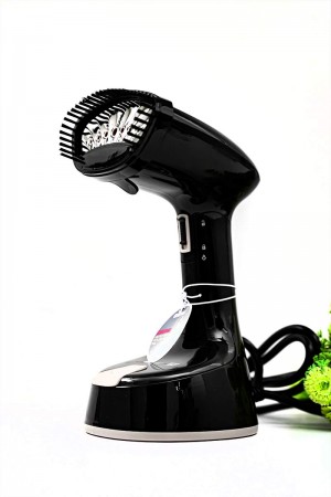 Handheld steam iron, black color, 1470 watts