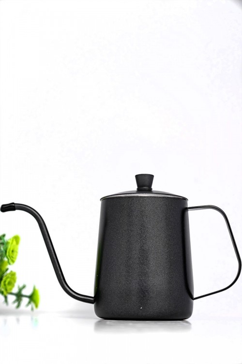 شنطة قهوة لون أسود لتحضير قهوة مقطرة v60 من 15 قطعة متكاملة