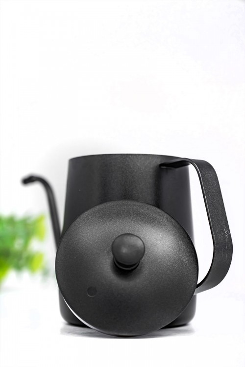 شنطة قهوة لون أسود لتحضير قهوة مقطرة v60 من 15 قطعة متكاملة