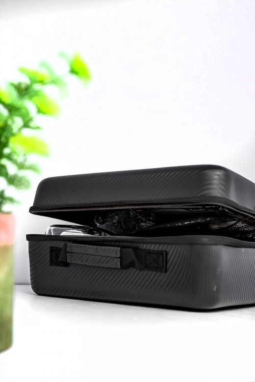 شنطة قهوة لون أسود لتحضير قهوة مقطرة v60 من 15 قطعة متكاملة