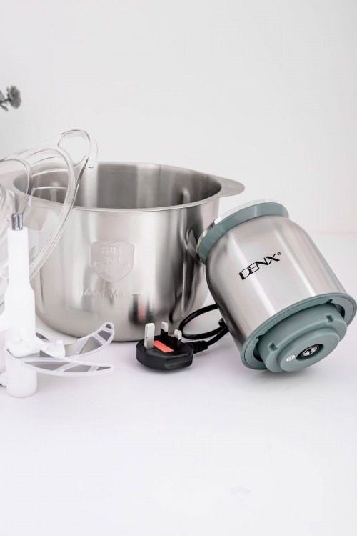 فرامة ستيل كهربائية 5 شفرات تقطيع فولاذية حادة مقاومة للصدأ و بسعة 2 لتر