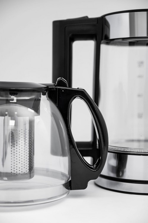 غلاية كهربائية مزدوجة من دينيكس الغلاية بسعة 1.8 لتر و الإبريق بسعة 1 لتر بقوة 1500 واط