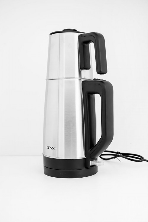 غلاية كهربائية ستيل مزدوجة من دينيكس بسعة إجمالي 3 لتر