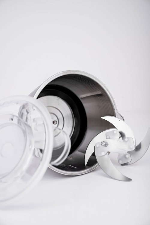 فرامة طعام كهربائية من كروس 4 شفرات تقطيع فولاذية حادة مقاومة للصدأ بقوة 300 واط