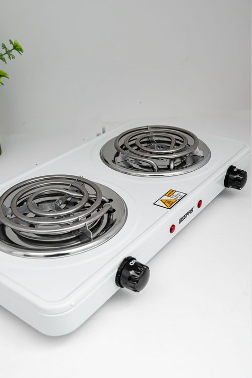 موقد كهربائي مزدوج من جيباس بقوة 2000 واط