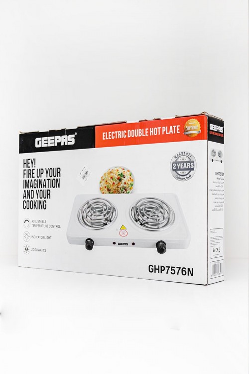 موقد كهربائي مزدوج من جيباس بقوة 2000 واط