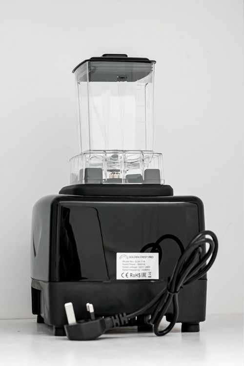 خلاط كهربائي مع مطحنة حبوب و وعاء زجاج 2 لتر بشفرات من الفولاذ المقاوم للصدأ و محرك نحاسي بقوة 6500 واط