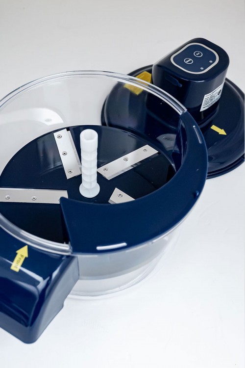 آلة تقشير و تقطيع الفواكه و الخضروات بمحرك قوي وعاء شفاف