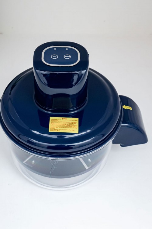 آلة تقشير و تقطيع الفواكه و الخضروات بمحرك قوي وعاء شفاف