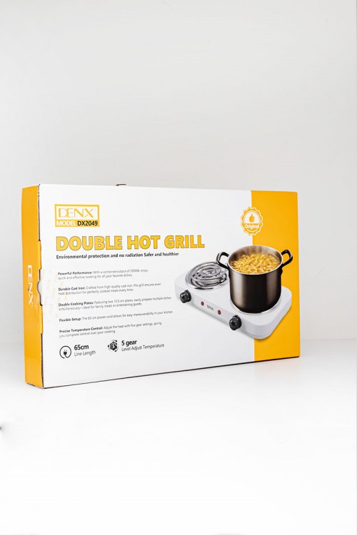 موقد كهربائي مزدوج من دينكس بقوة 2000 واط