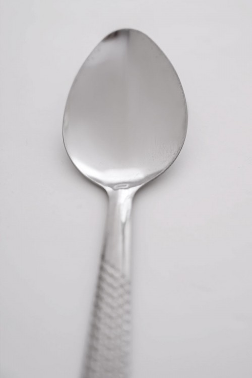 طقم ملاعق أكل مزينة بنقوش في المقبض 12 حبة