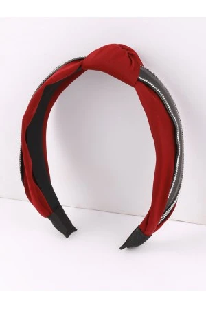 شريطة شعر مع عقدة