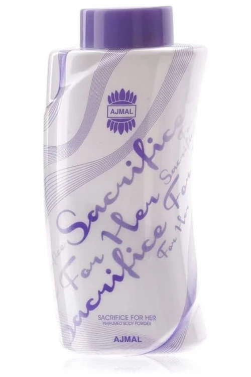 بودرة معطرة للجسم "ساكريفايس" من أجمل للنساء بحجم 100 غرام