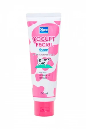 رغوة تنظيف الوجه بالزبادي من يوكو (Yoko Yogurt Facial Foam) بحجم 100 مل