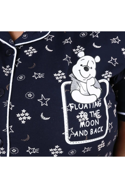 بيجاما طويلة مزخرفه بطبعات