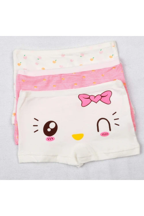 طقم شورت داخلي مزين بطبعات