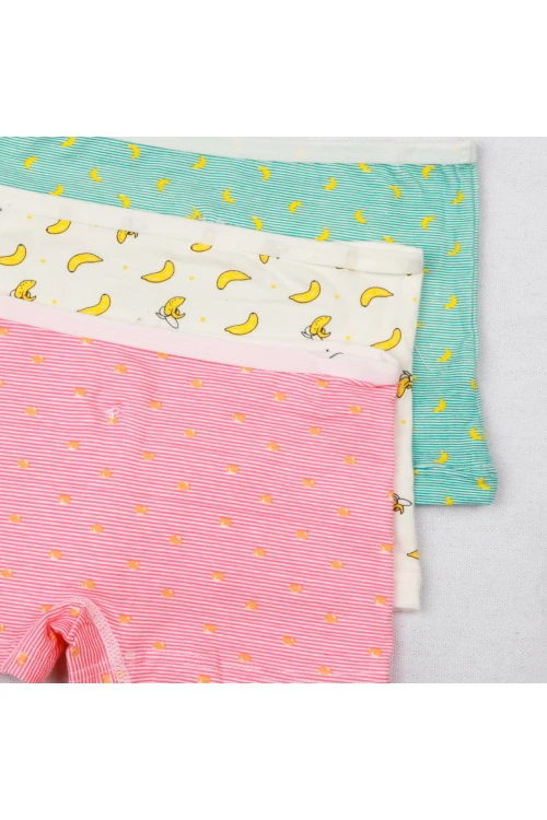 طقم شورت داخلي بناتي بطبعات