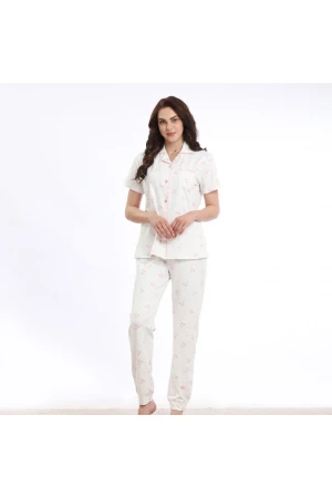 طقم بيجاما بطبعات كرز 