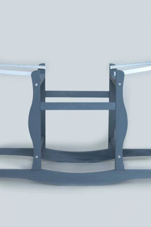 سرير أطفال هزاز مع مقبض