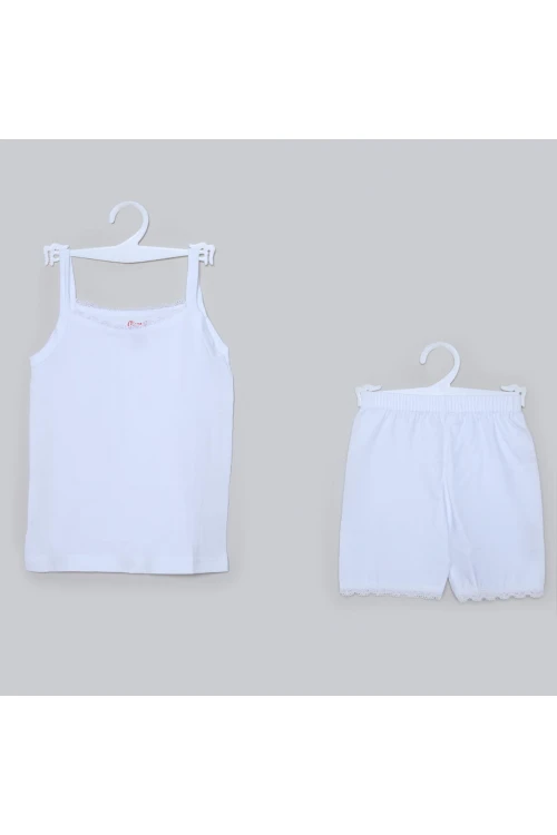 طقم داخلي من فيست وشورت بأطراف دانتيل