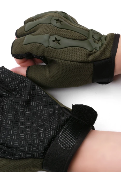 قفازات بارزة الملمس بشريط إغلاق