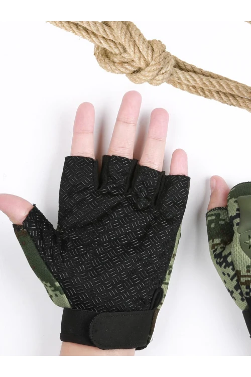 قفازات بارزة الملمس بشريط إغلاق