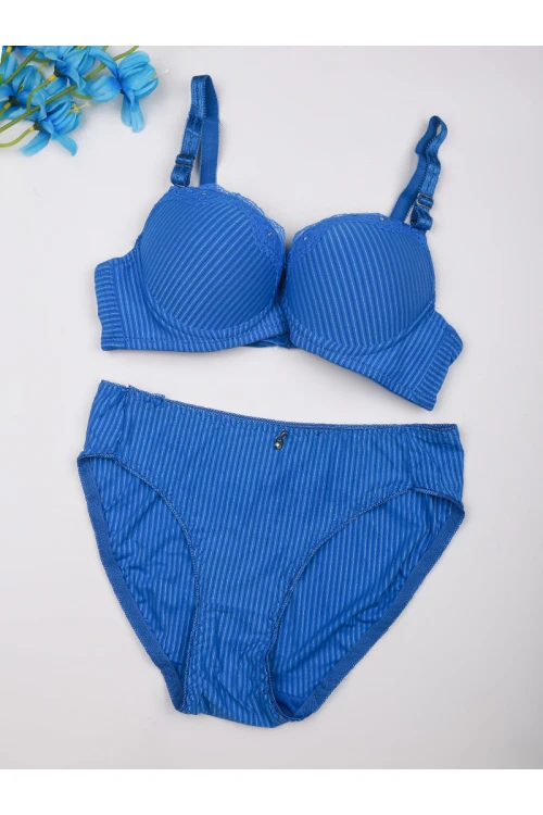 طقم داخلي مضلع صدرية مع سروال