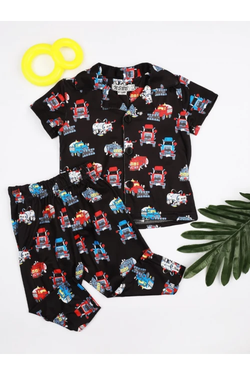 بيجاما مواليد بطبعات سيارة