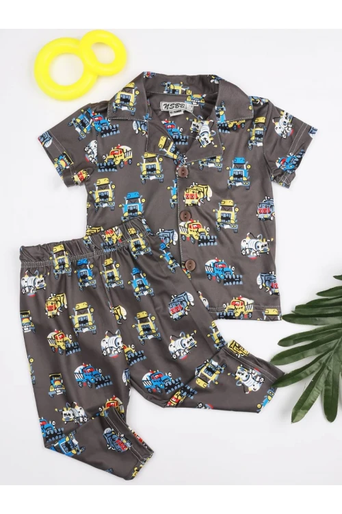 بيجاما مواليد بطبعات سيارة